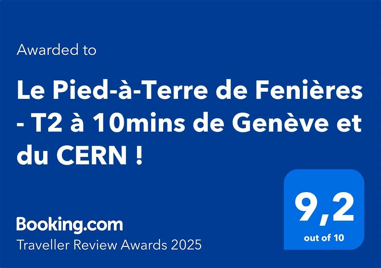Appartamento Le Pied-A-Terre De Fenieres - T2 A 10Mins De Geneve Et Du Cern ! Thoiry